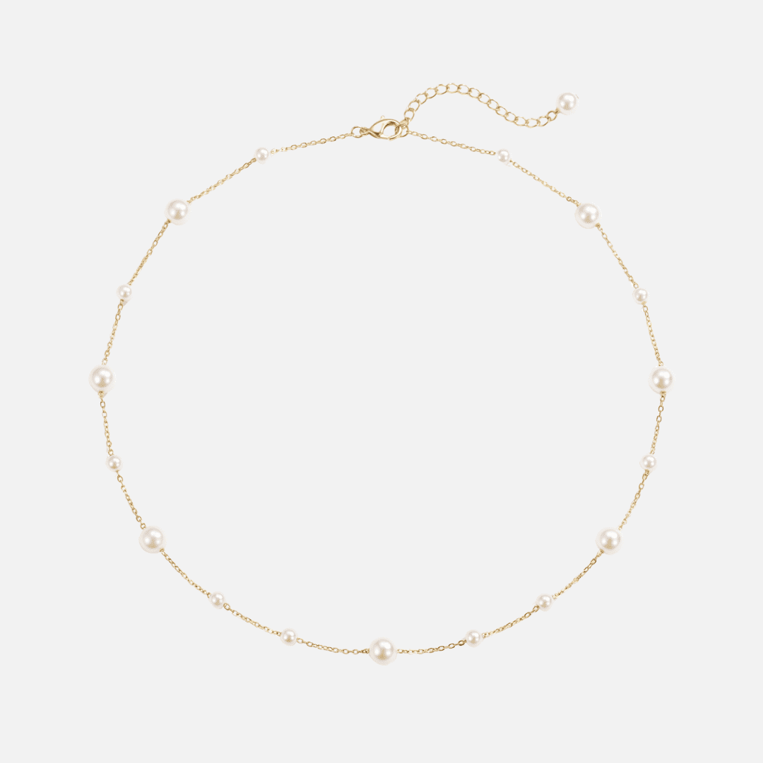 Collier de Perles Blanches