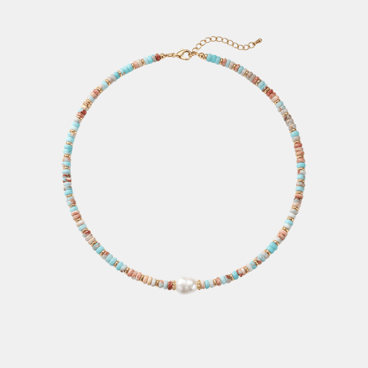 Collier Pastel Perles