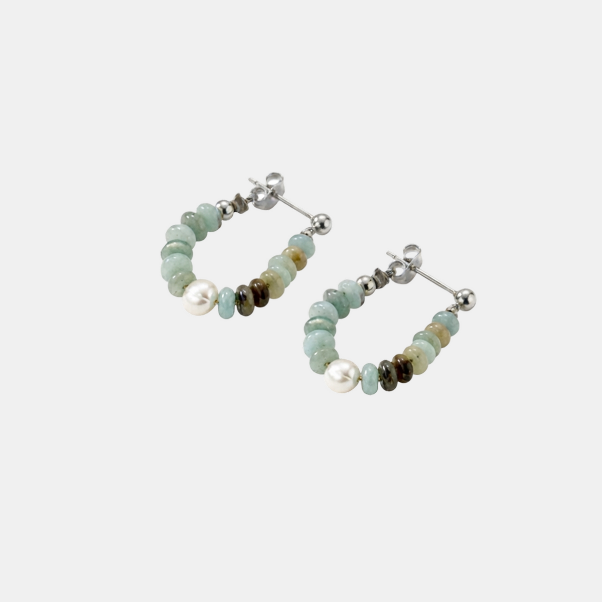 Boucles d'Oreilles en Perles de Turquoise