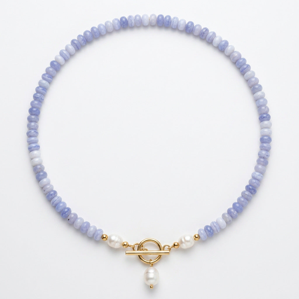 Collier de perles Lavande