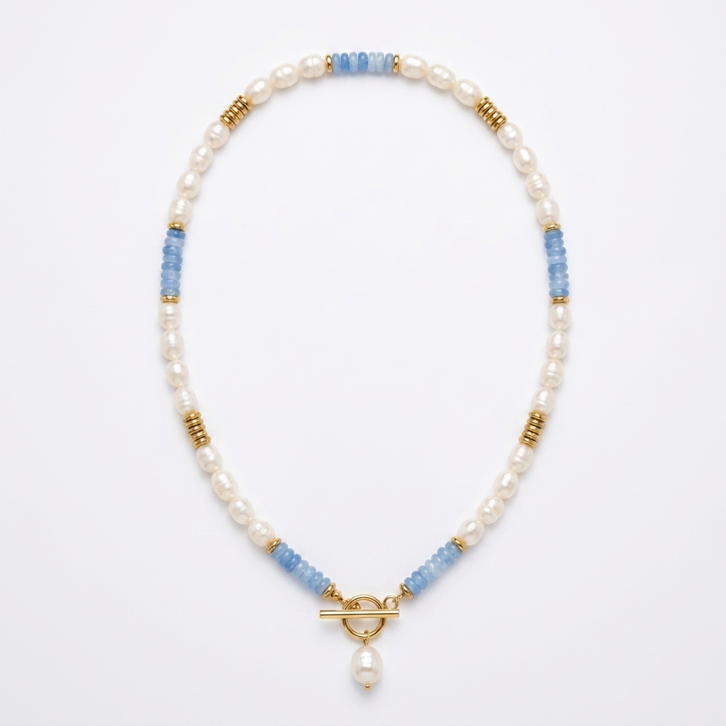 Collier Aquamarine Kustparel