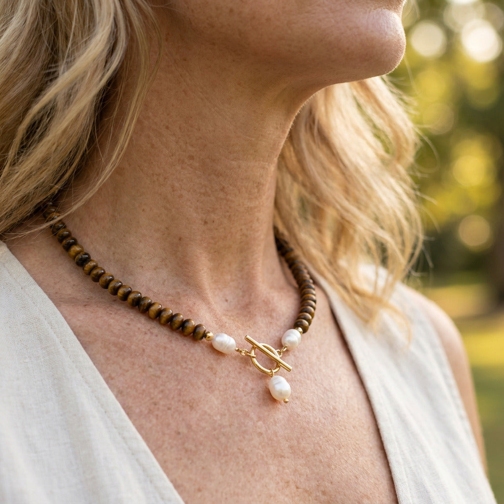 Collier en Œil de Tigre