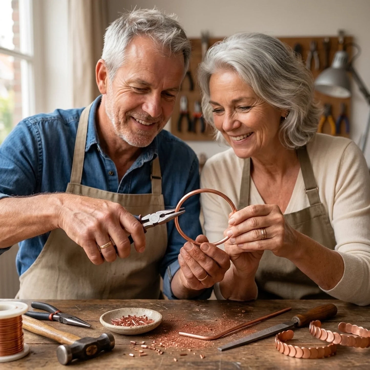Bracelet en Écailles de Cuivre
