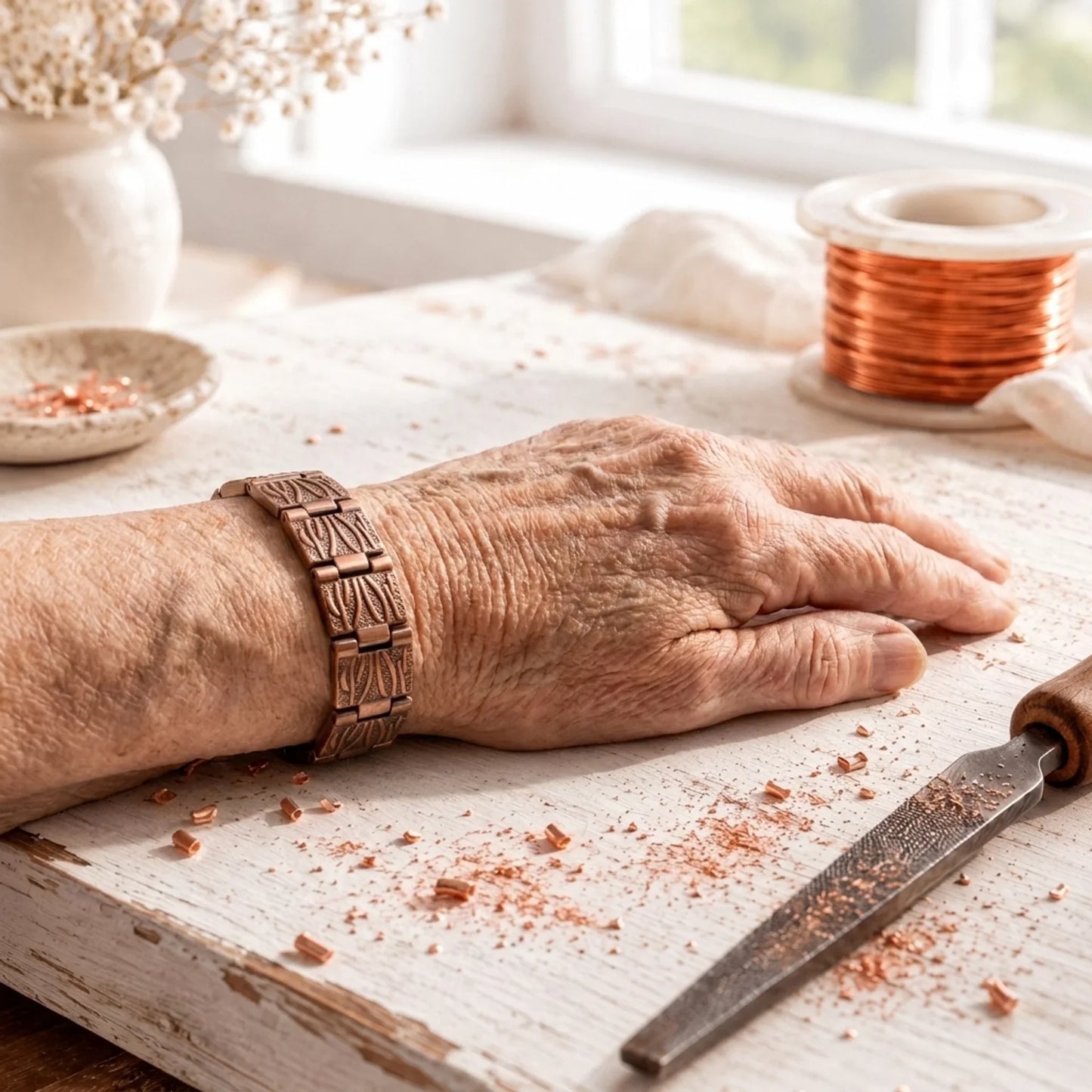 Bracelet en cuivre Driftwood pour homme