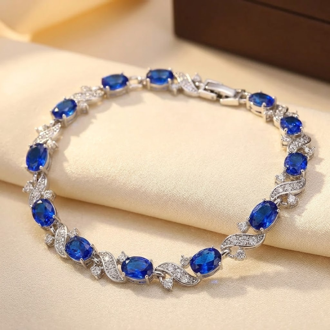 Bracelet en argent Sapphire Blumenlink