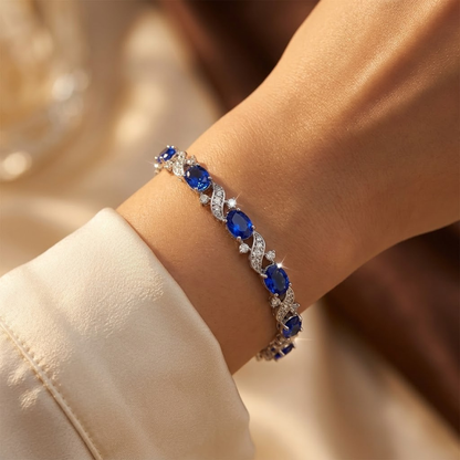 Bracelet en argent Sapphire Blumenlink