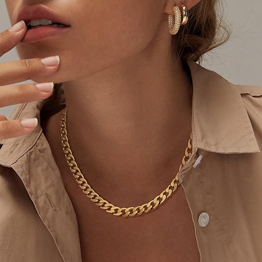 Cavaro™ | Collier Cuban Link Chunky en Or
