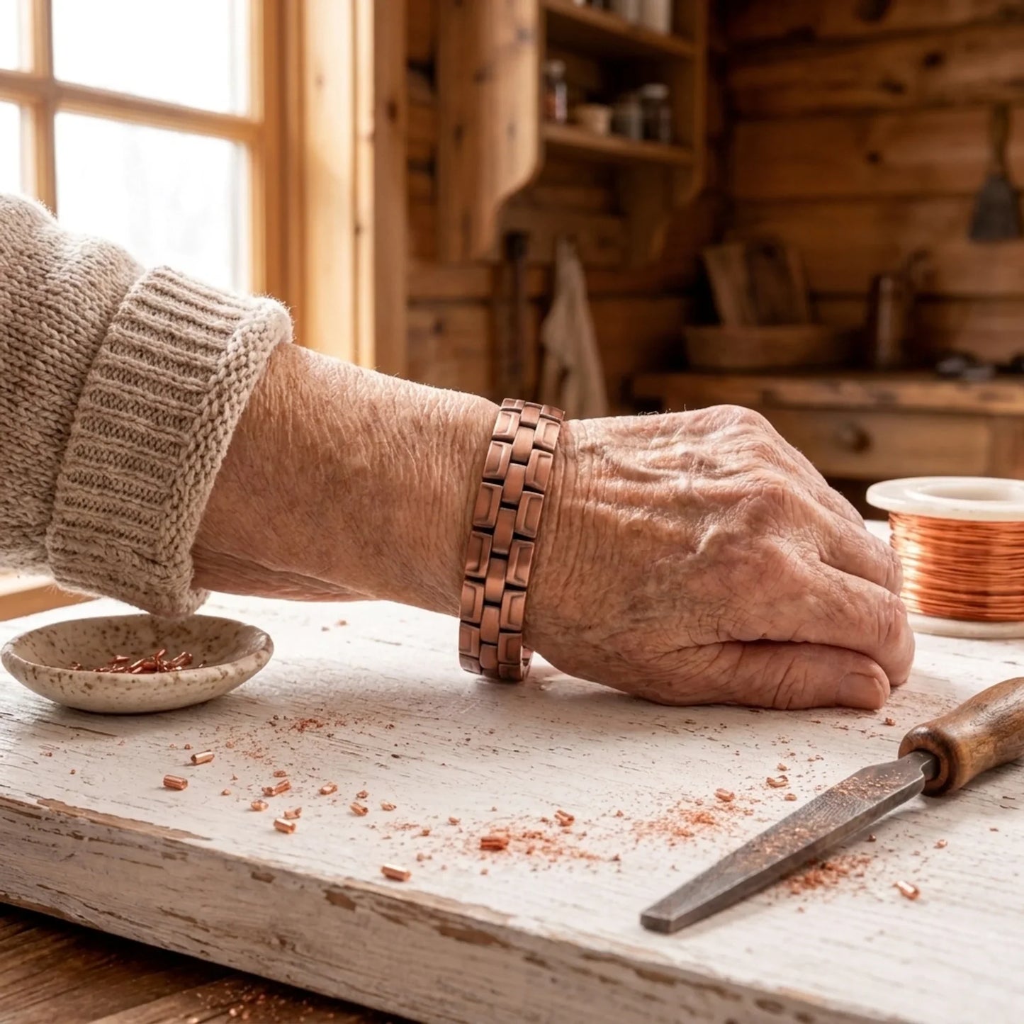 Bracelet en Cuivre pour Hommes Speerpunt