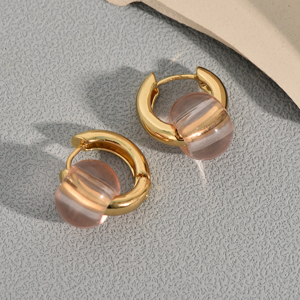 Boucles d'oreilles en cuivre Prisme