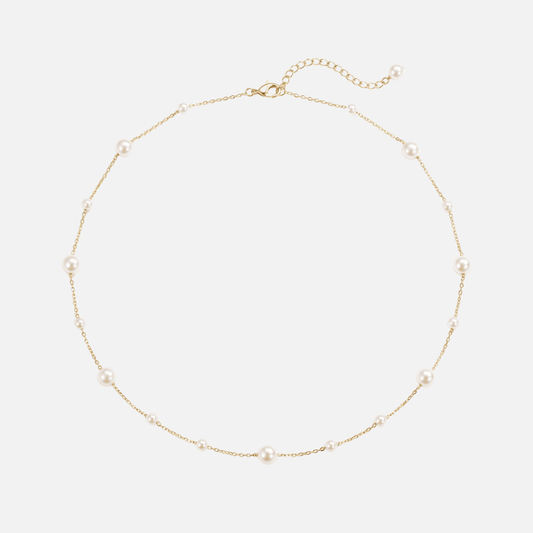 Collier de Perles Blanches