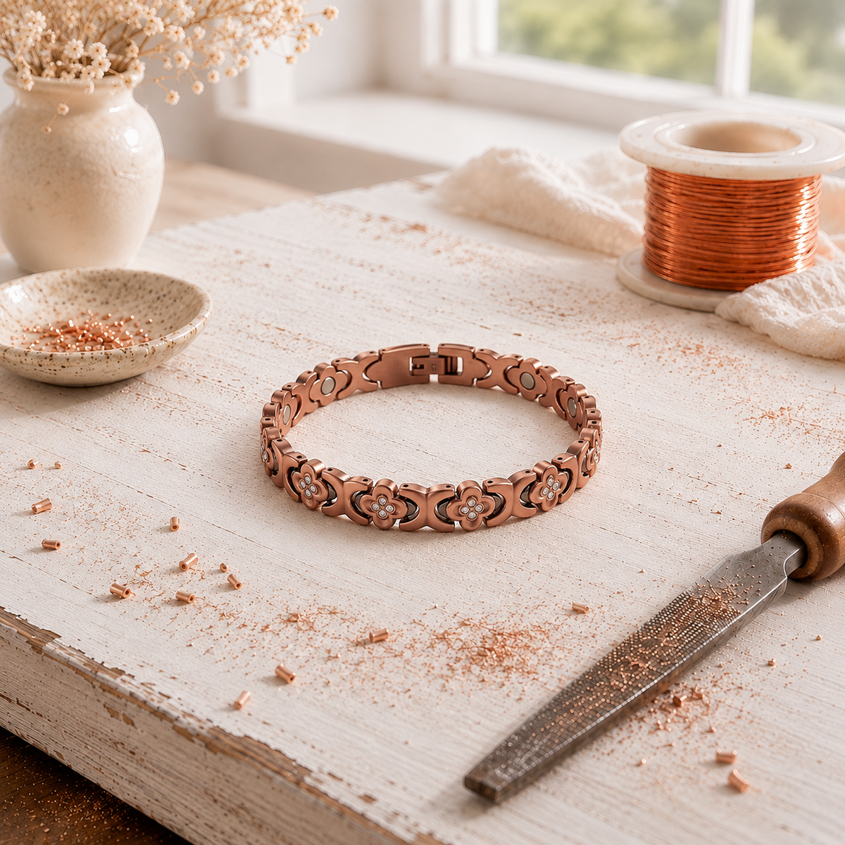 Bracelet en cuivre Quille