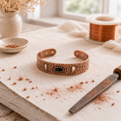 Bracelet en cuivre Brume