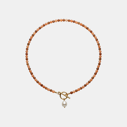 Collier en Pierre Naturelle Kaneel