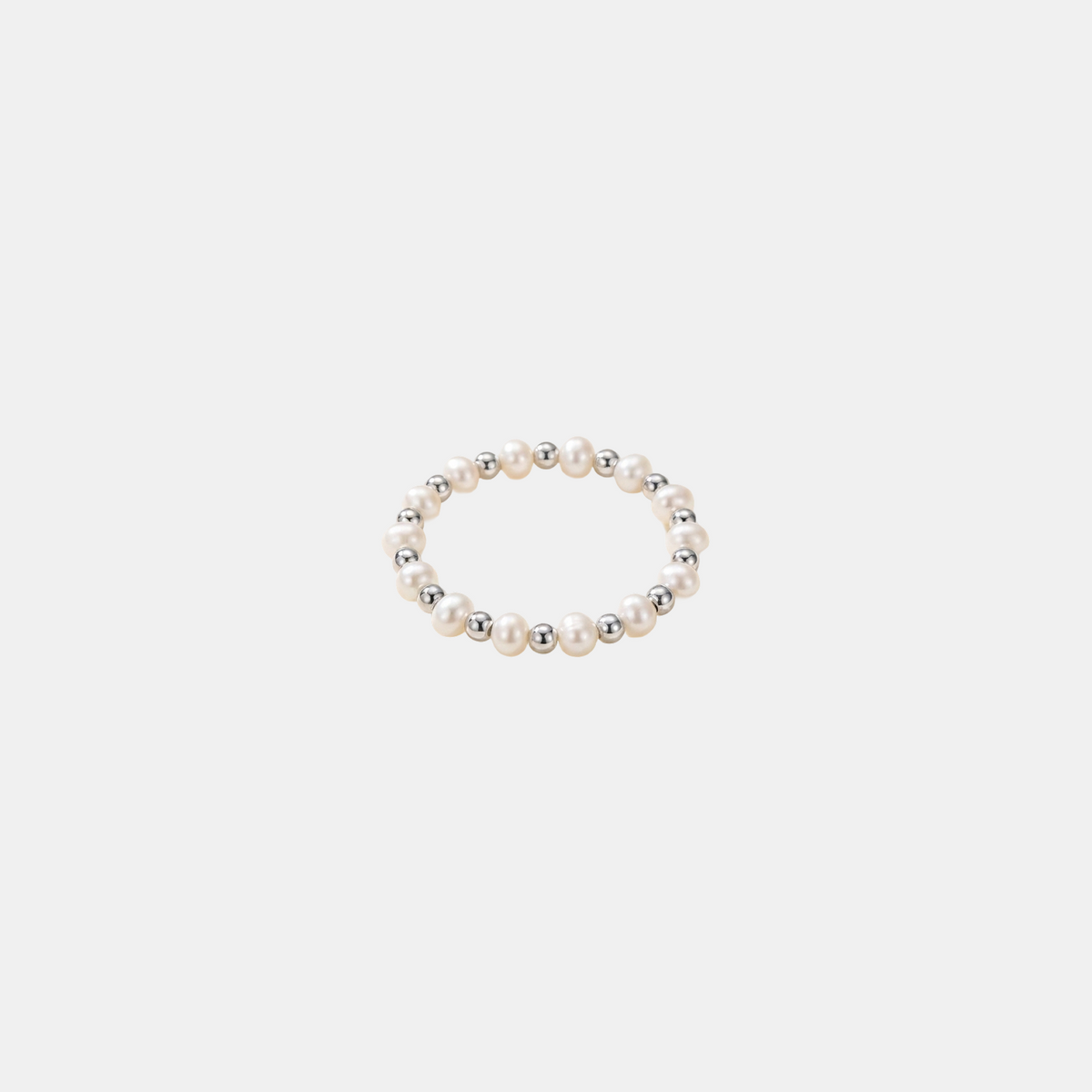 Bague en perles classique