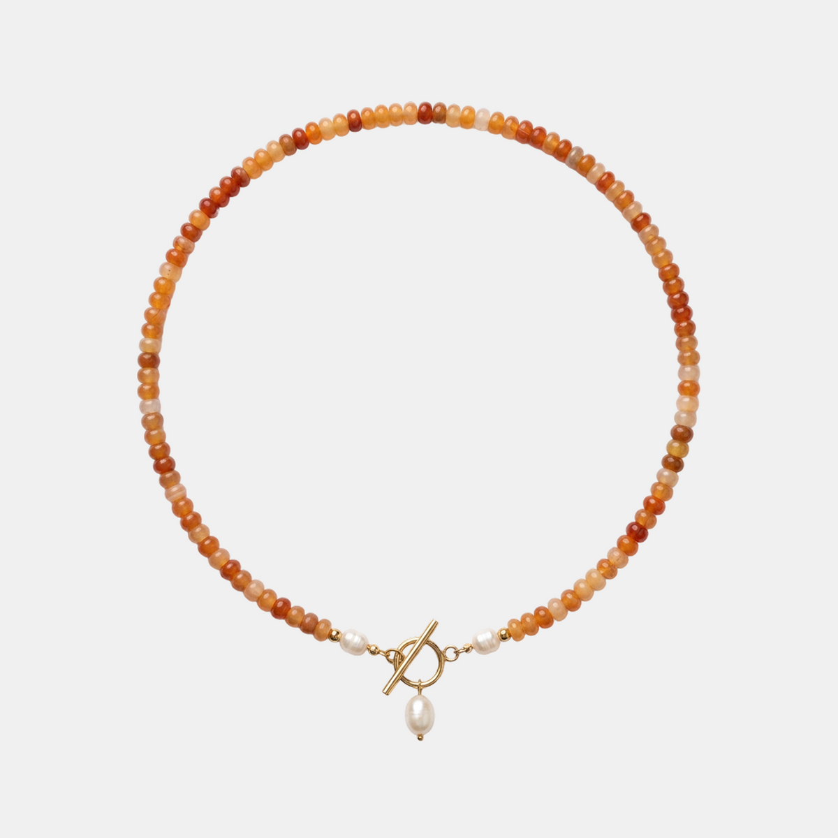 Collier en Perles de Cornaline