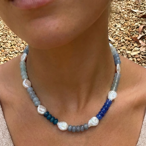 Collier Steen Kralen