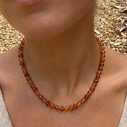 Collier à perles de honing