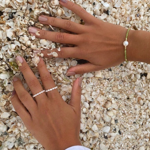 Bague en Perles d'Eau Douce