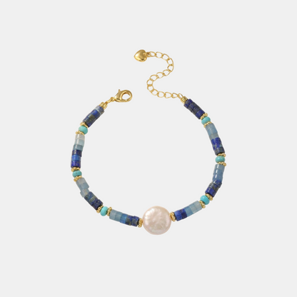 Bracelet Indigo Parelsnoer
