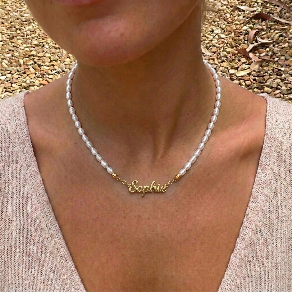 Collier de Perles de Nom
