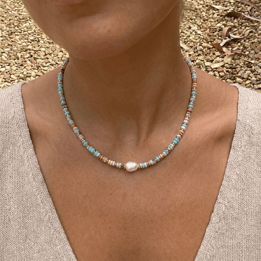 Collier Pastel Perles