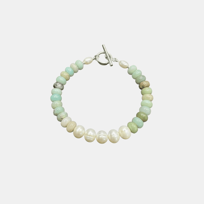 Bracelet en Perles Turquoise Parel Centrum