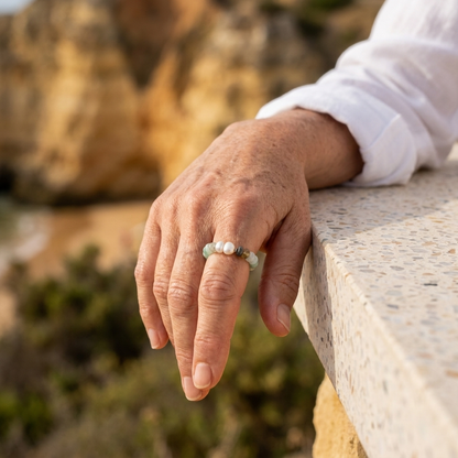 Bague en Perles de Turquoise