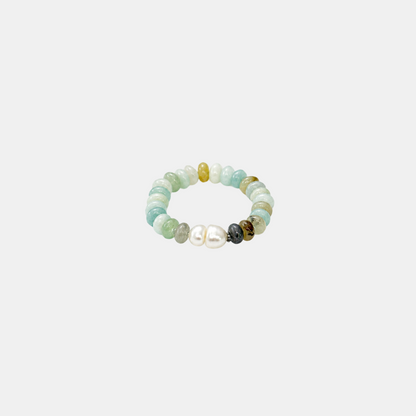 Bague en Perles de Turquoise