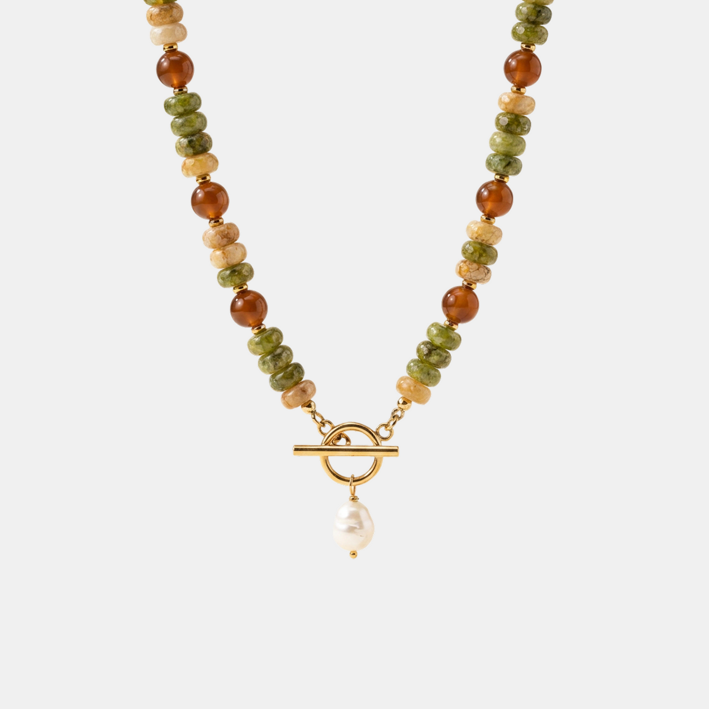 Collier de Perles en Bois