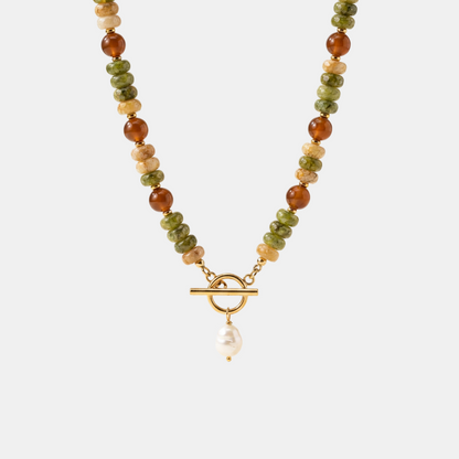Collier de Perles en Bois
