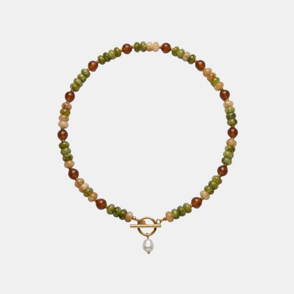 Collier de Perles en Bois
