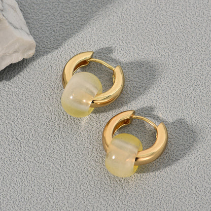 Boucles d'oreilles en cuivre Prisme