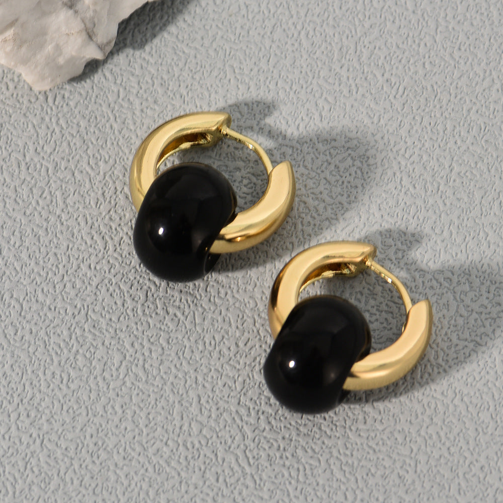 Boucles d'oreilles en cuivre Prisme