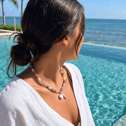 Collier de Poisson en Perles Bonbons