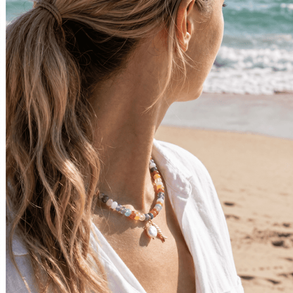 Collier de Poisson en Perles Bonbons