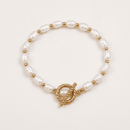 Bracelet en perles de culture