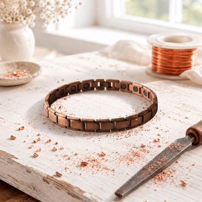 Bracelet de cheville en cuivre