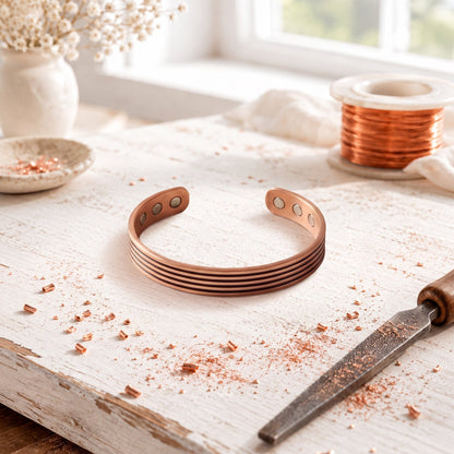 Bracelet en cuivre Stria