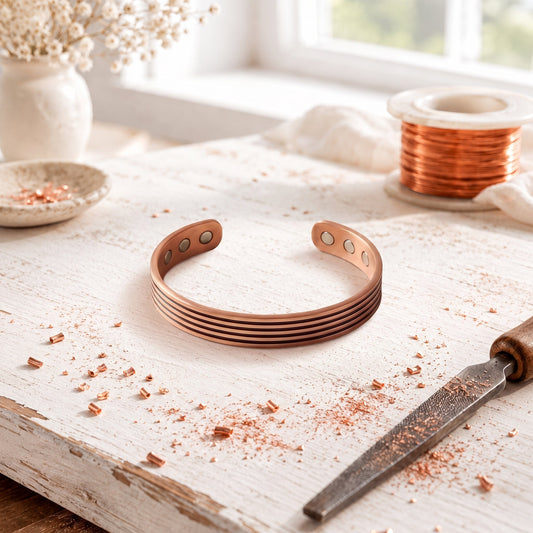 Bracelet en cuivre Stria