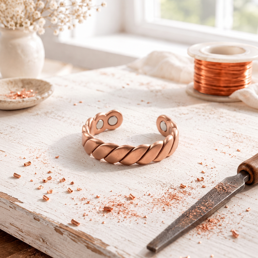 Bague en Cuivre Tordu