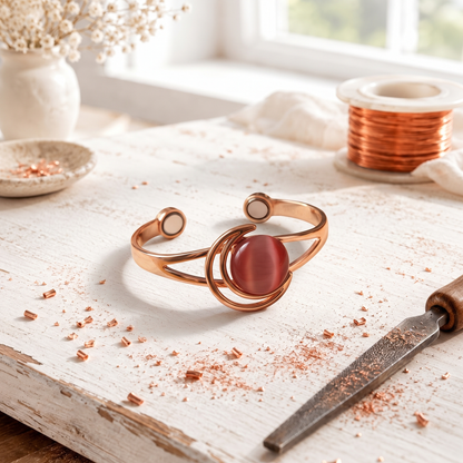 Bracelet en Cuivre Rose de Hearth