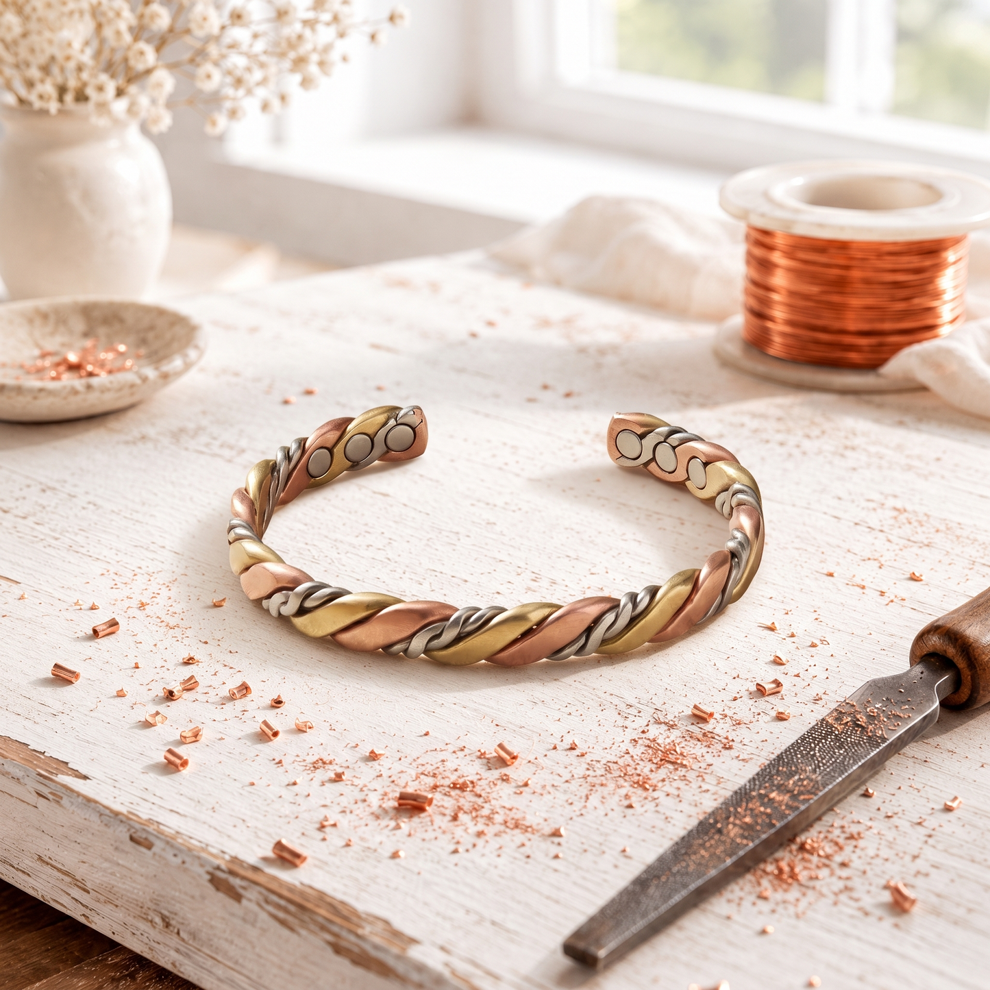 Bracelet en cuivre Trine