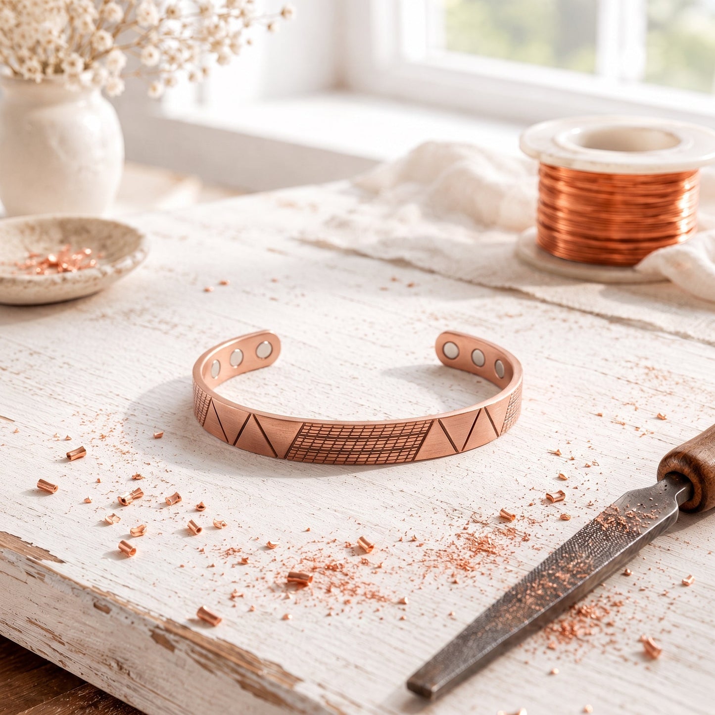 Bracelet en Cuivre Rampart