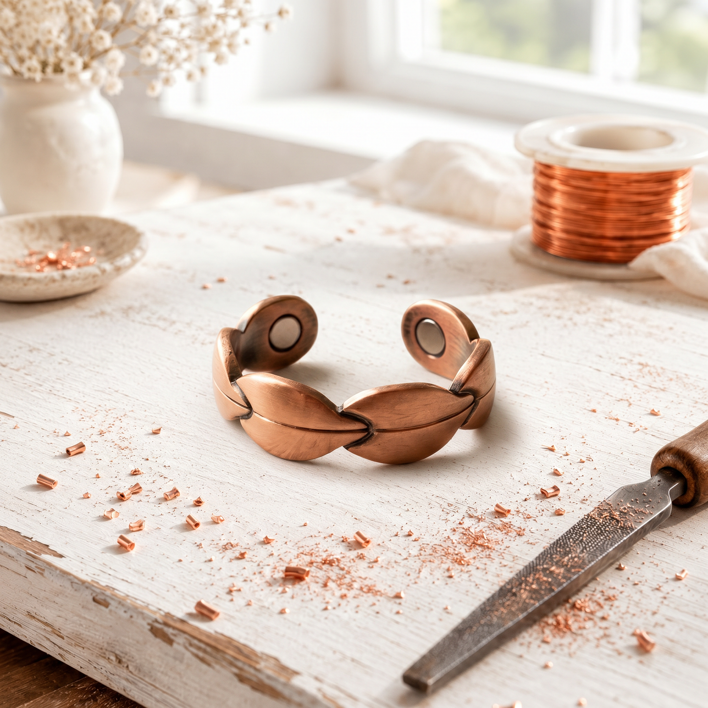 Bague en Cuivre Laurus