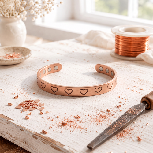 Bracelet en Cuivre Cordis