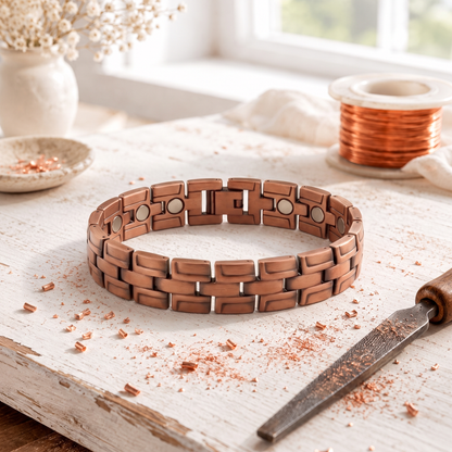 Bracelet en cuivre pour hommes Cobblelink