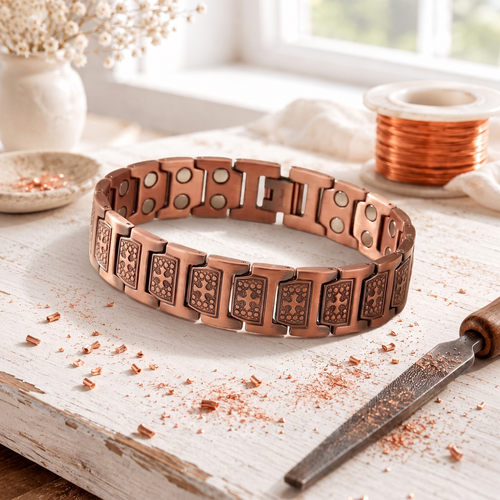 Bracelet en cuivre pour hommes Affluence
