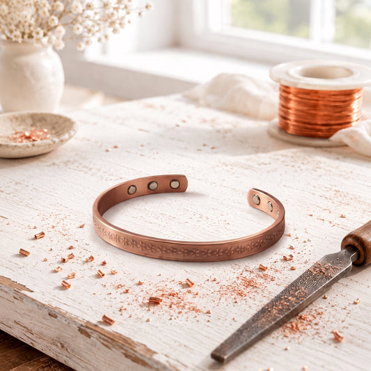 Bracelet en cuivre Daisy