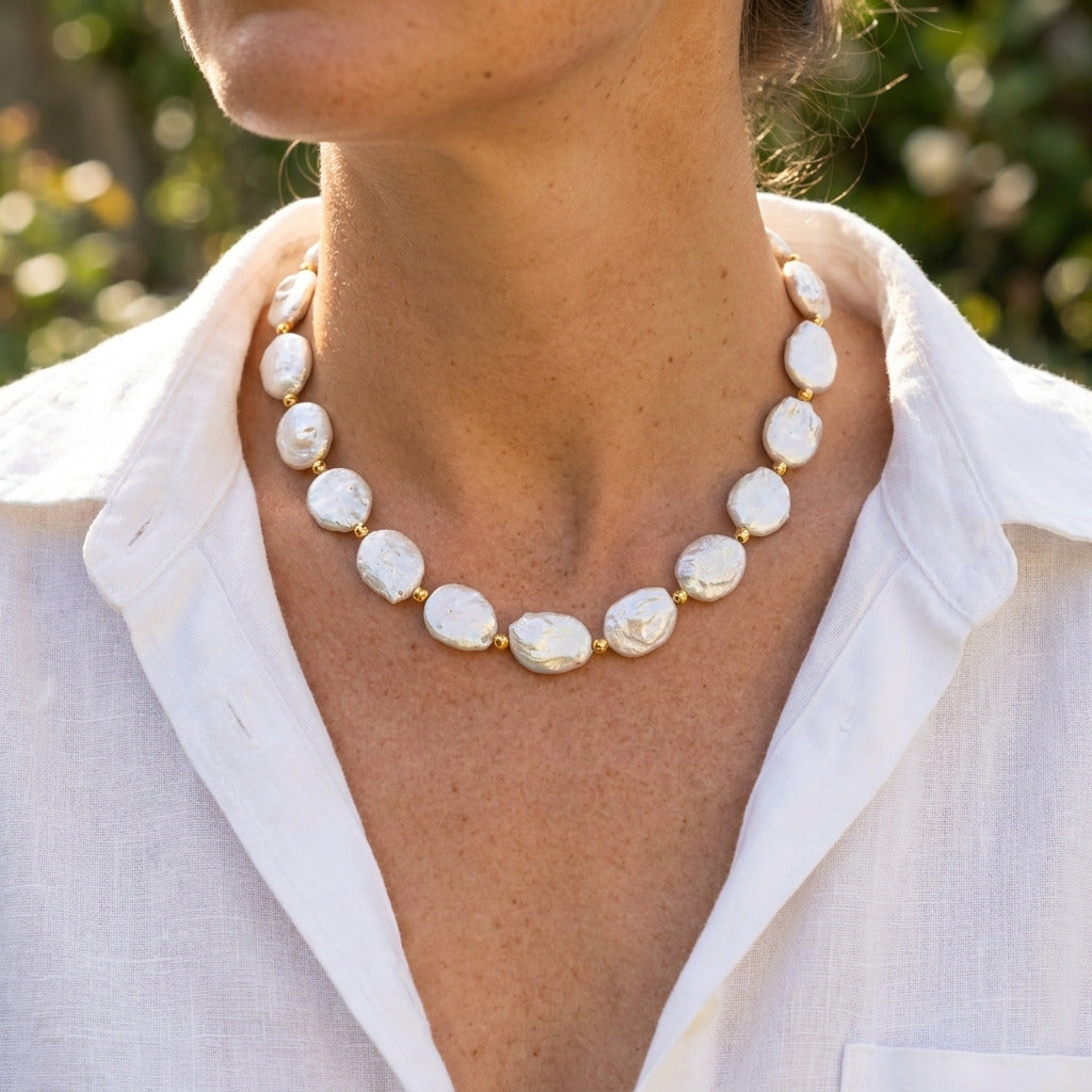 Collier en Perles Baroques