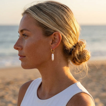 Boucles d'oreilles en perles Biwa
